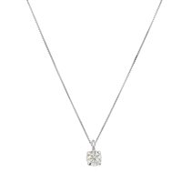 Halskette Zanette Gioielli Dame in Weißgold Diamante 0.05 Ct GI-GF-8-0,05 - GI-GF-8-0,05